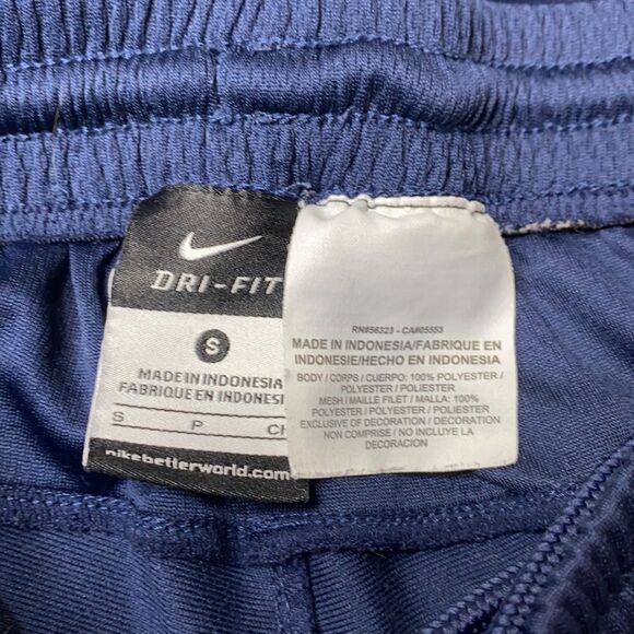 Nike Dri -Fit  Zip Ankle Soccer Track Jogger Pants Navy Small - Picture 8 of 9